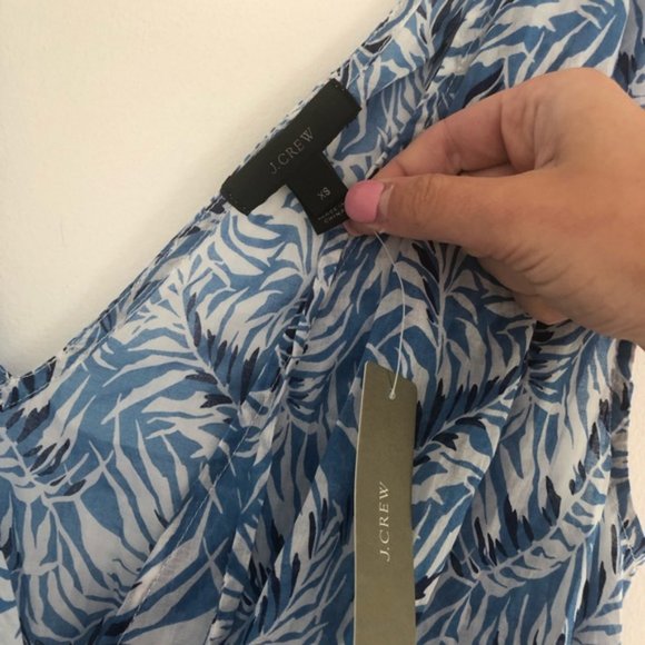 NWT j. Crew Marine fern jumpsuit - Picture 5 of 6